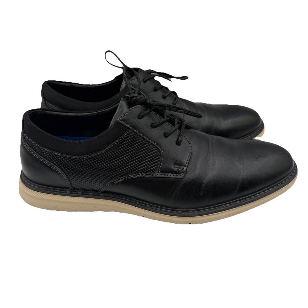 Nunn Bush Chase Oxford Shoes Mens‎ 8.5 M Black Plain Toe Dress Lightweight KORE
